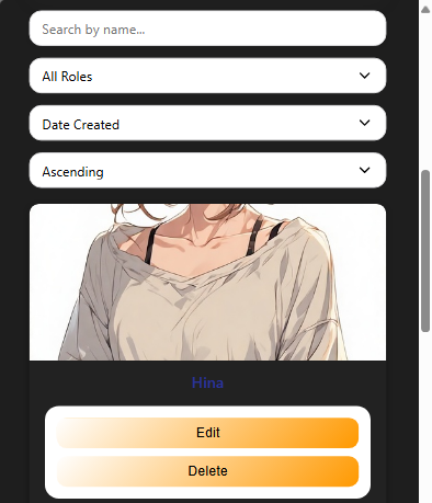 Character Management